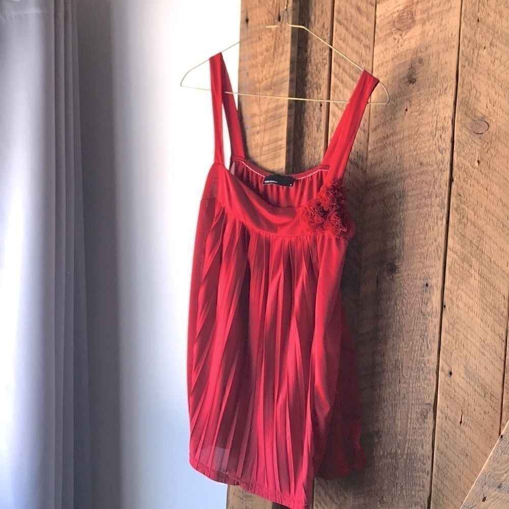 Vero Moda silklike red camisole
